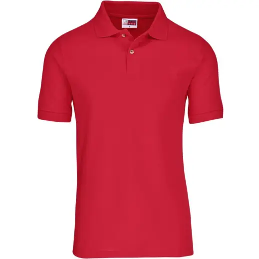 Mens Boston Golf Shirt Red